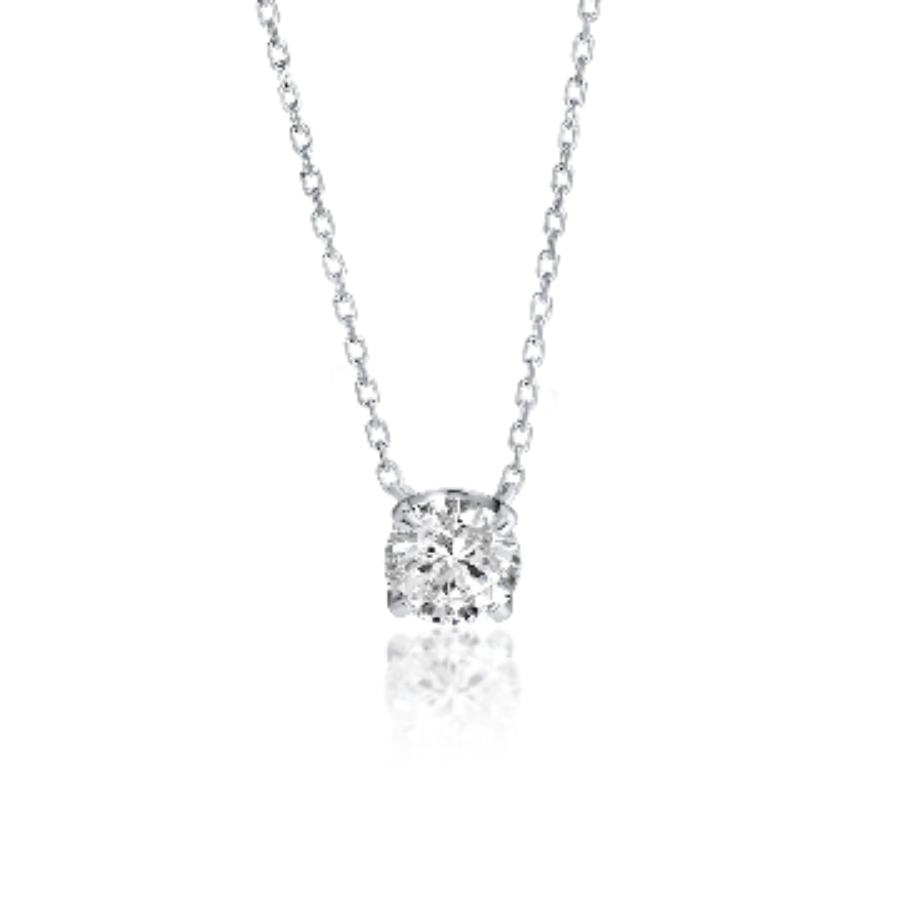 Solitaire Pendant - Round