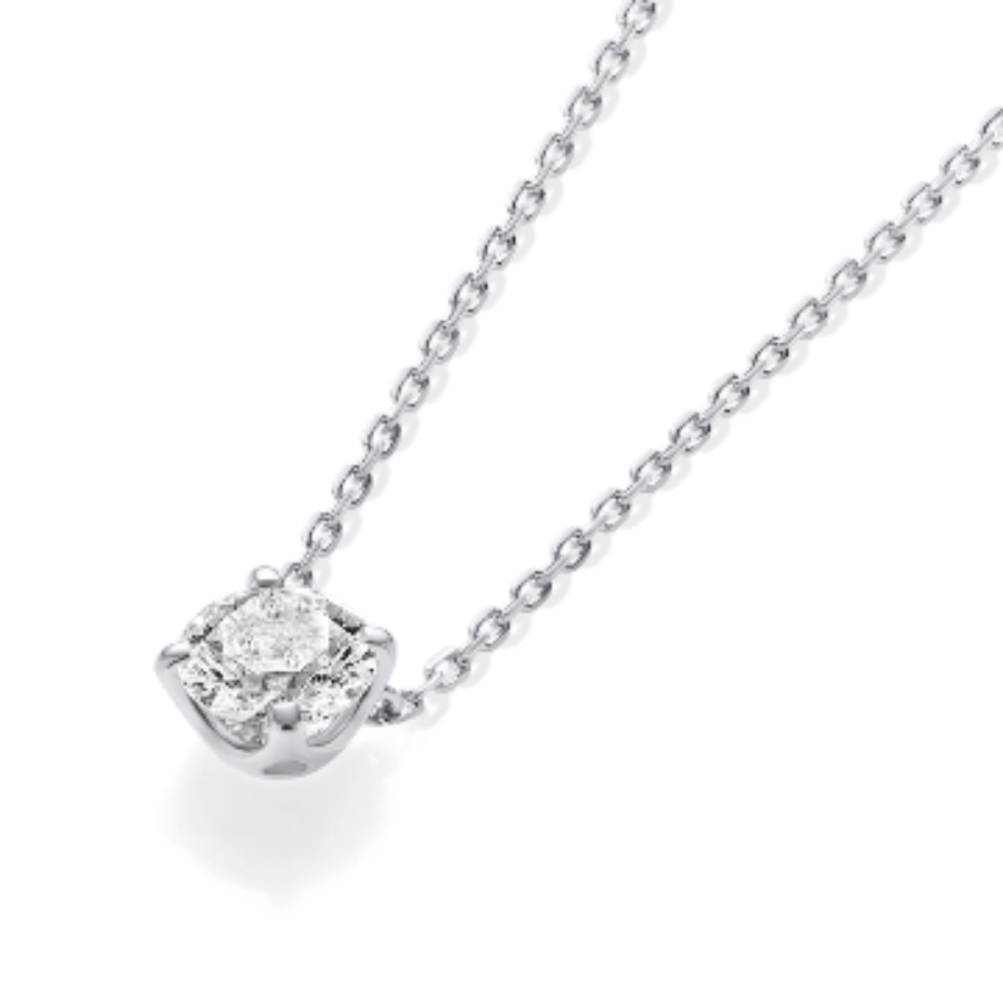 Solitaire Pendant - Round