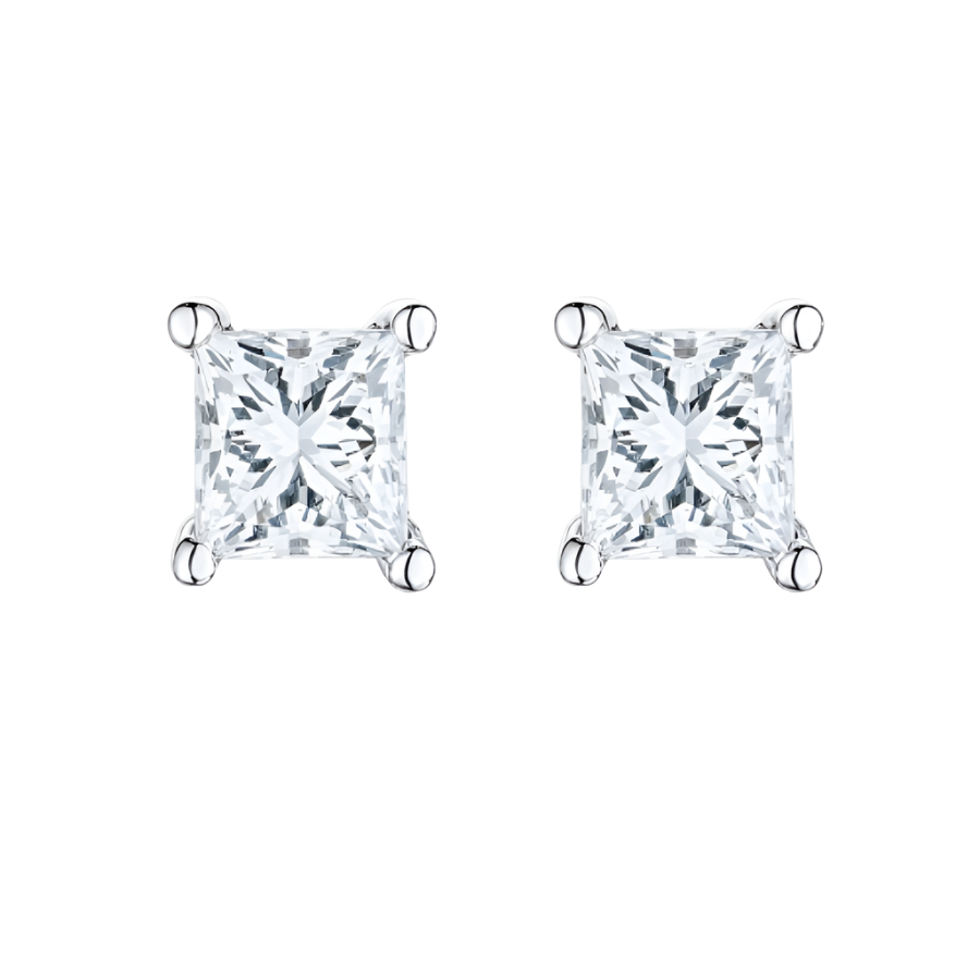 Solitaire Studs - Princess